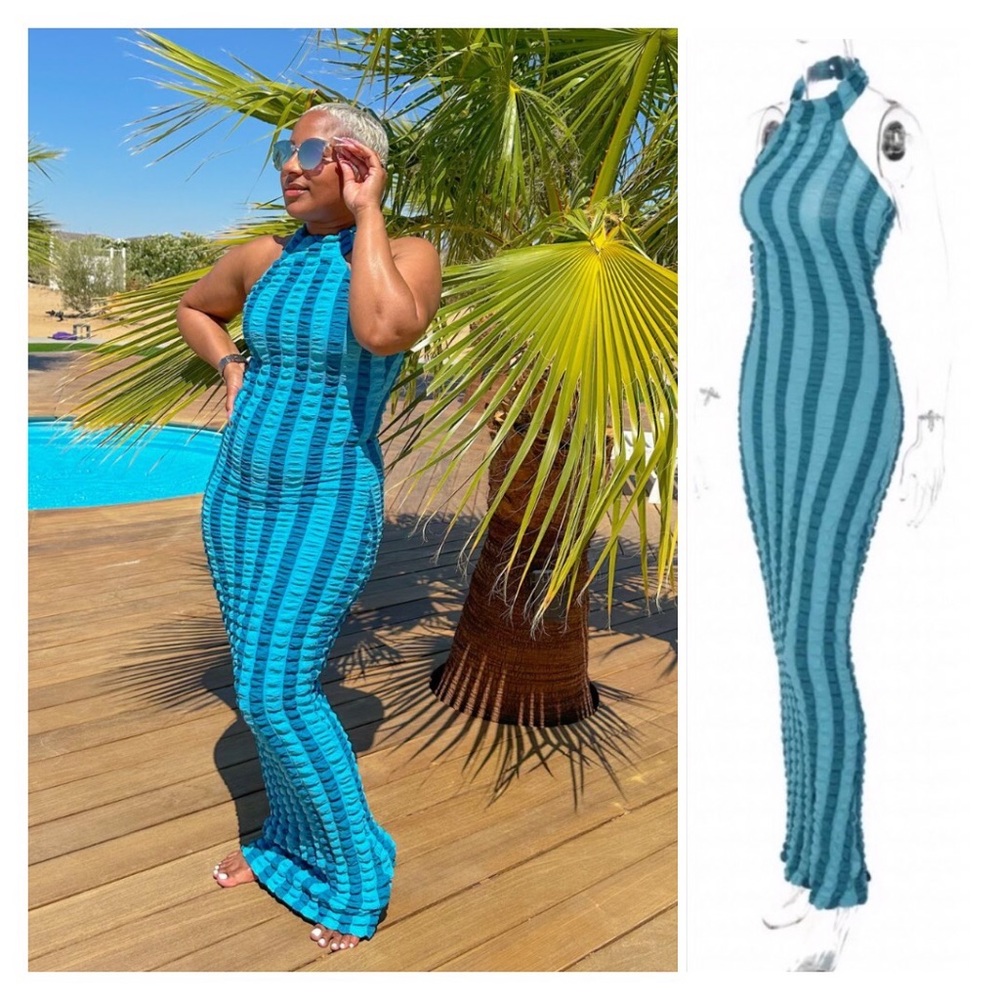 Turquoise Maxi Dress